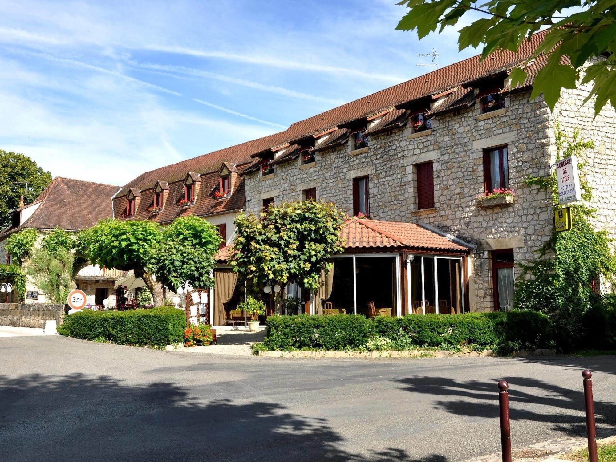 Logis Hotels - Auberge De L'Ile - Hotel 3 Etoiles Et Restaurant Creysse  Esterno foto